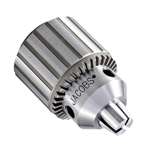 Jacobs Chuck 31416 High Torque and Precision Keyless Drill Chuck with Integrated Shank 2-1/8 Diameter x 3-25/32 Closed Length R8 Mount 0.630 Maximum Capacity 